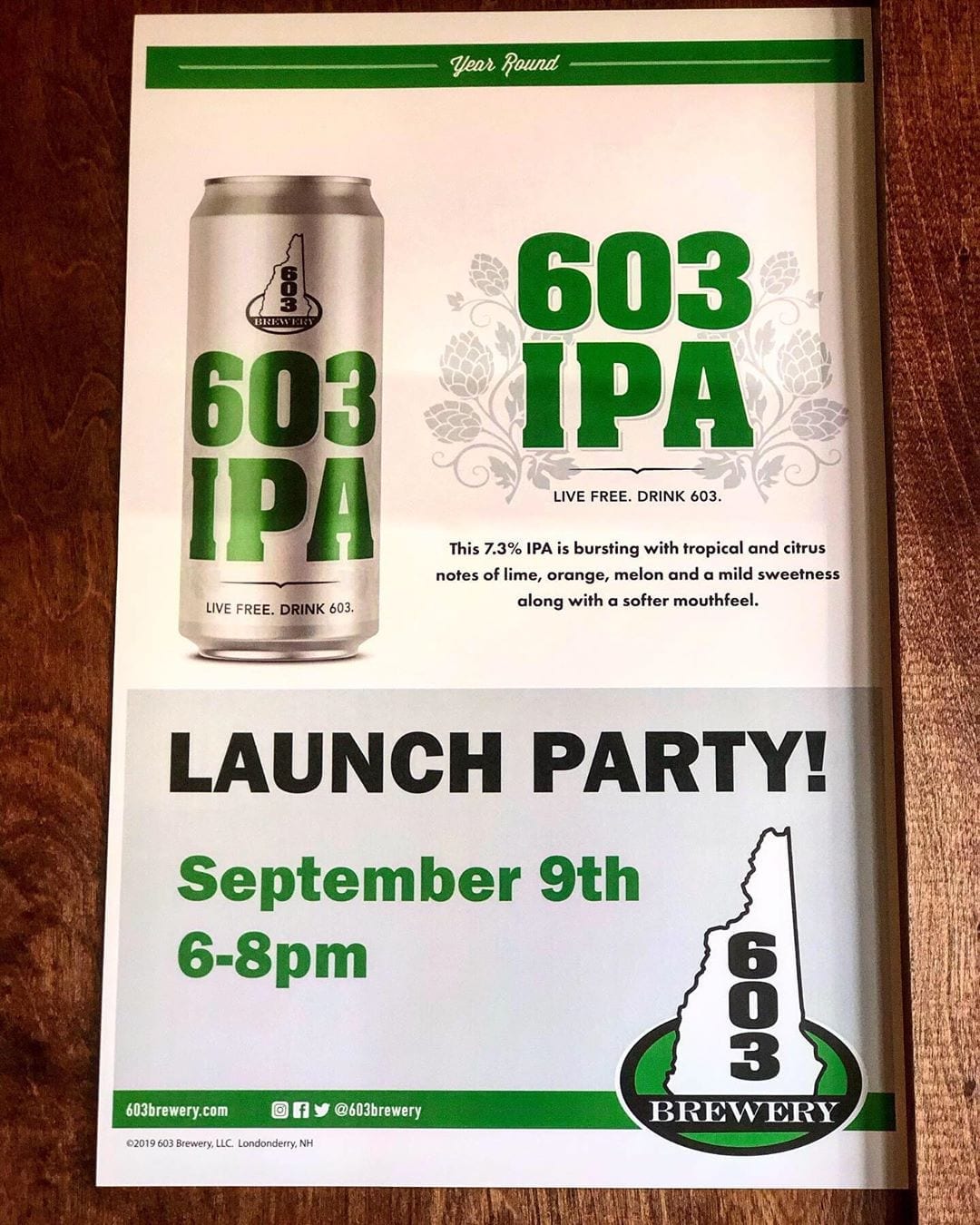 Join us and @603brewery tonight for their new IPA launch!!!
.
.
.
.
.
.
.