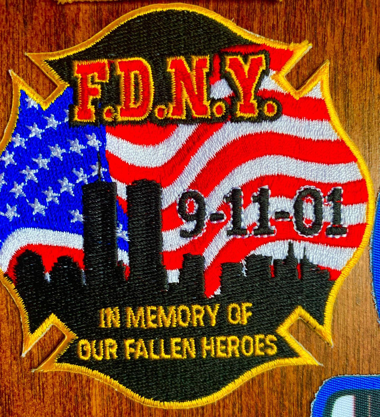 18 years later, the least we can do is hang this patch and stay thankful for the bravery and honor of those men and women who gave their lives for the safety of others.