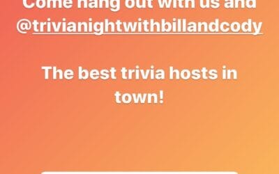 Trivia starts at 7! Snow can’t stop us! #shoppersMHT @trivianightwithbillandcody