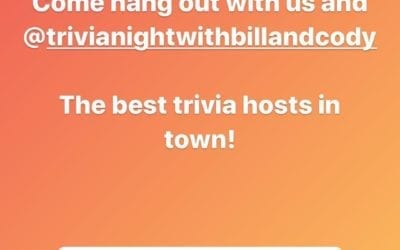 Trivia starts at 7! Snow can’t stop us! #shoppersMHT @trivianightwithbillandcody