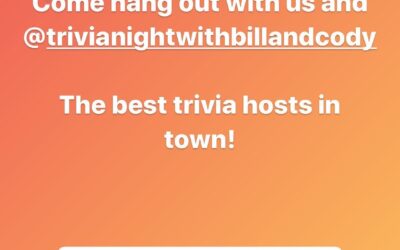 Trivia starts at 7! Snow can’t stop us! #shoppersMHT @trivianightwithbillandcody