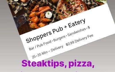 Uber Eats is live! #shoppersmht #ubereats #delivery #pizza #wings #burgers #lunch #dinner