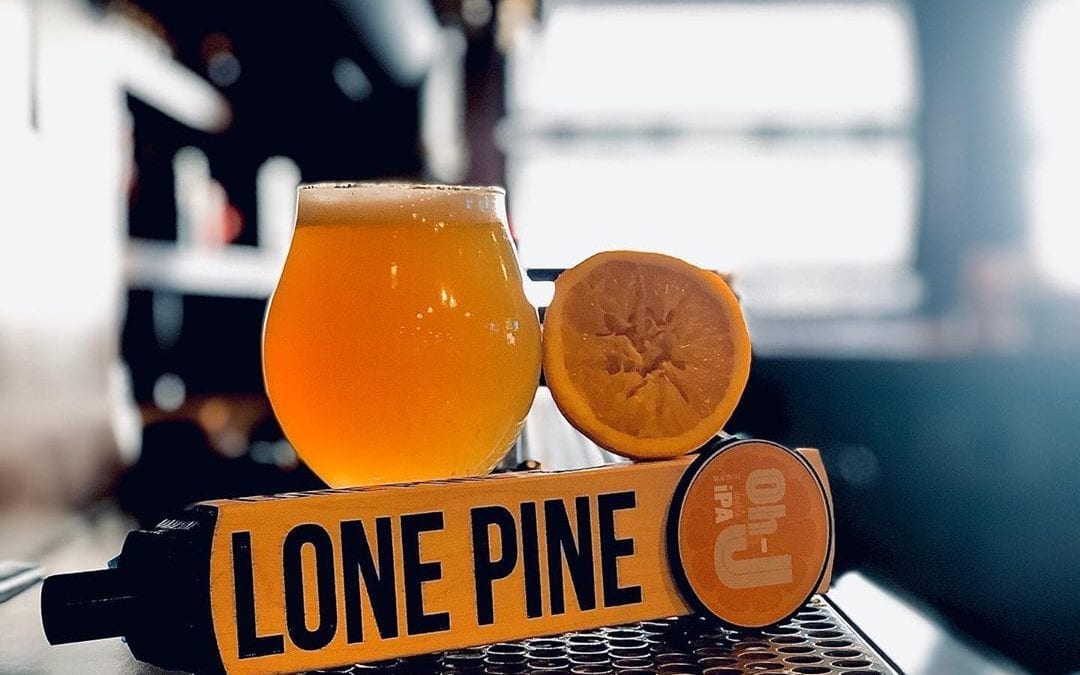 @lonepinebrewing Oh-J on tap while supplies last