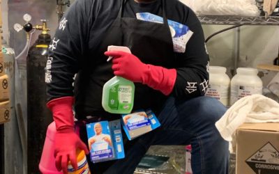 Yes, we are taking all precautions to insure the restaurant is as clean as possible. No, we won’t sell you our toilet paper.