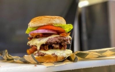 The deluxe burger is a force to be reckoned with. #burger #shoppersmht #supportsmallbusiness