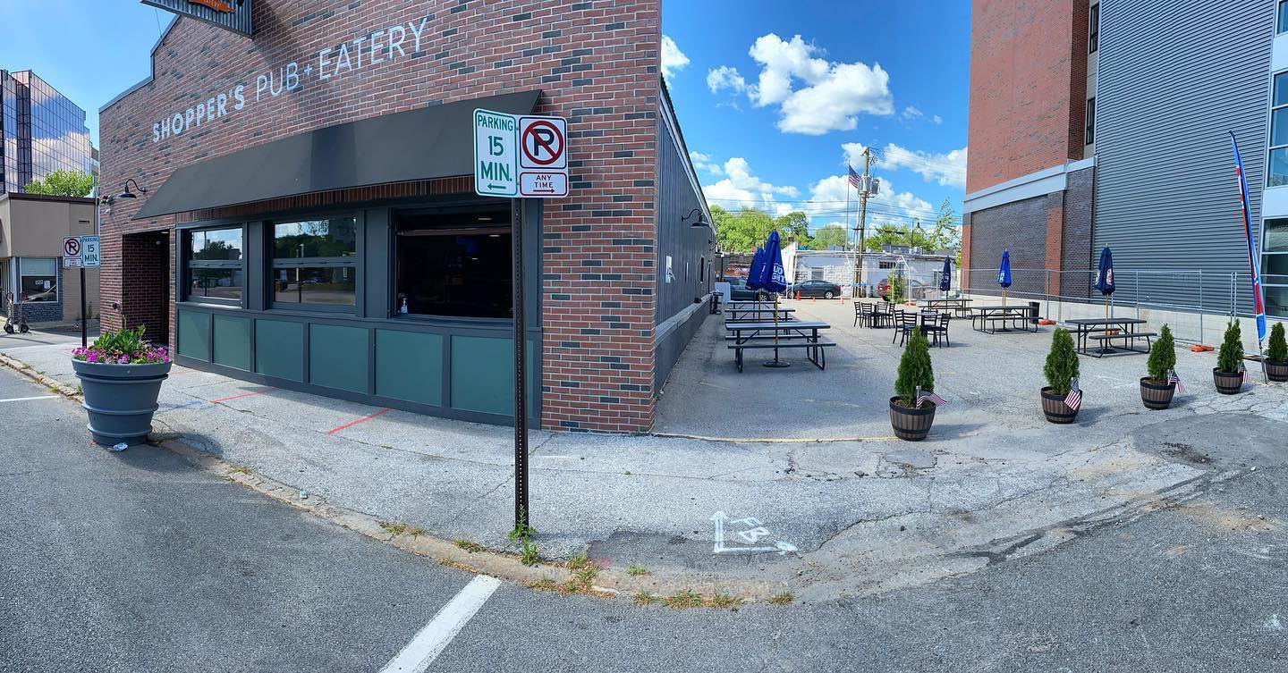 Seating indoors and out best pizza in the city sports on the way back Life is good