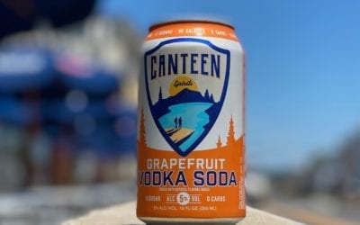 From the office, living room, or the beach, you did it. It made it through the week. Now come celebrate with a @canteenspirits vodka soda. You deserve it. . . . . #shoppersmht #vodka #friyay