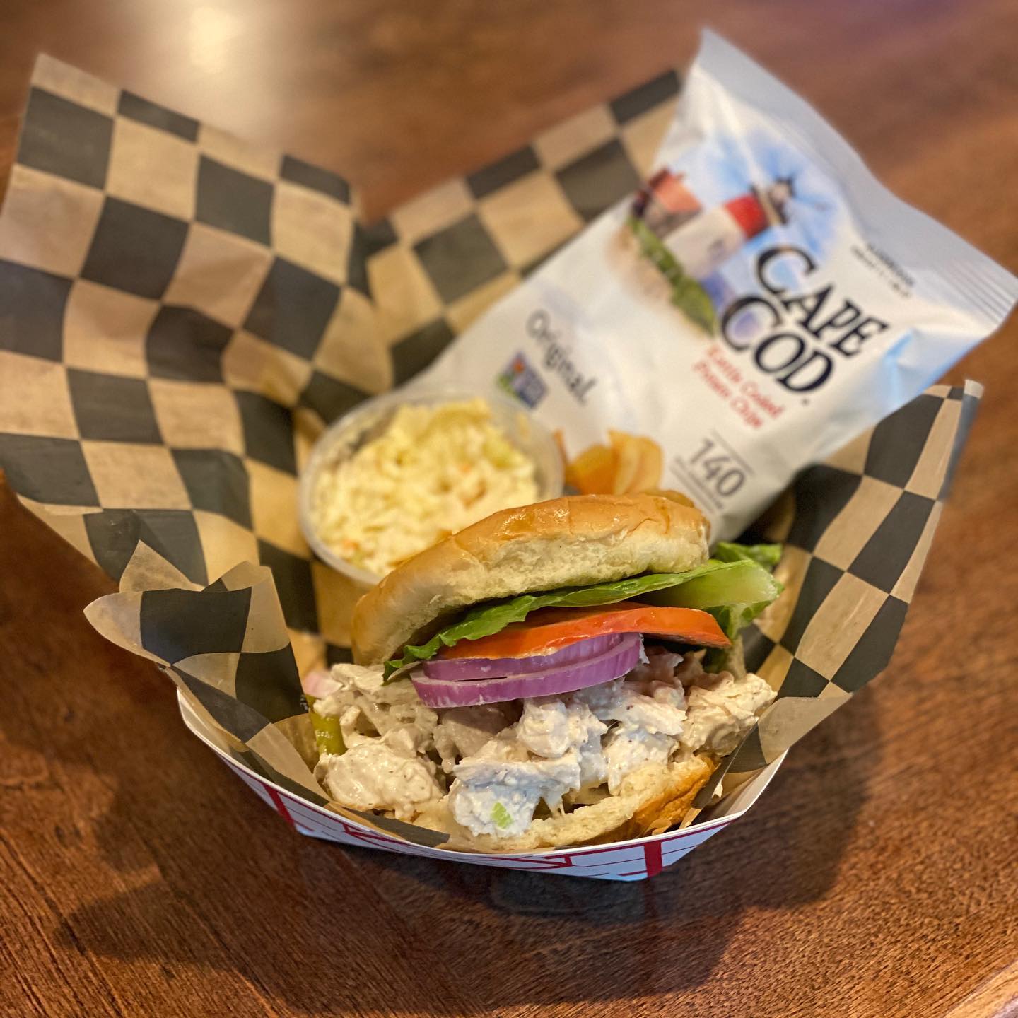 | Shoppers Pub and Eatery All that and a bag of chips! Holy moly that world famous chicken salad is back!
.
.
.
.