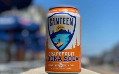 From the office, living room, or the beach, you did it. It made it through the week. Now come celebrate with a @canteenspirits vodka soda. You deserve it. . . . . #shoppersmht #vodka #friyay