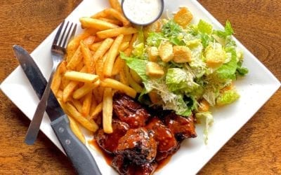 You think our pizza is good? Wait till you get a load of the steak tips…. #doublechamp? . . . . . #foodie #steak #shoppermht #localbusiness #restaurant #newhampshire