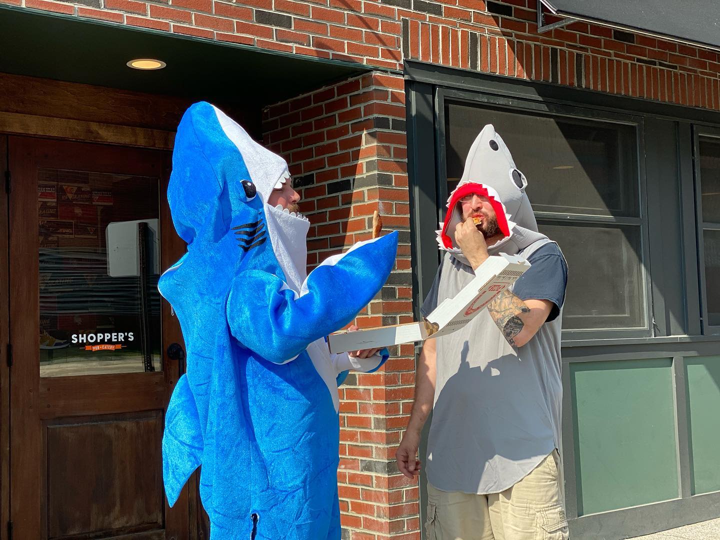 1175699212273269285063525421614096895354238n2 | Shoppers Pub and Eatery PSA: Eat pizza, not seals. Happy shark week!.
.
.
.
.