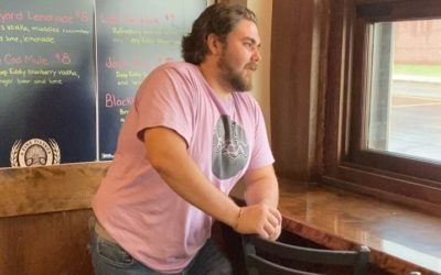 NEW PROMO. Bud light pitcher + Large cheese pizza for $15 anytime there is an NFL game on. You literally can not beat that…….. P.S. yes that is an autographed football.