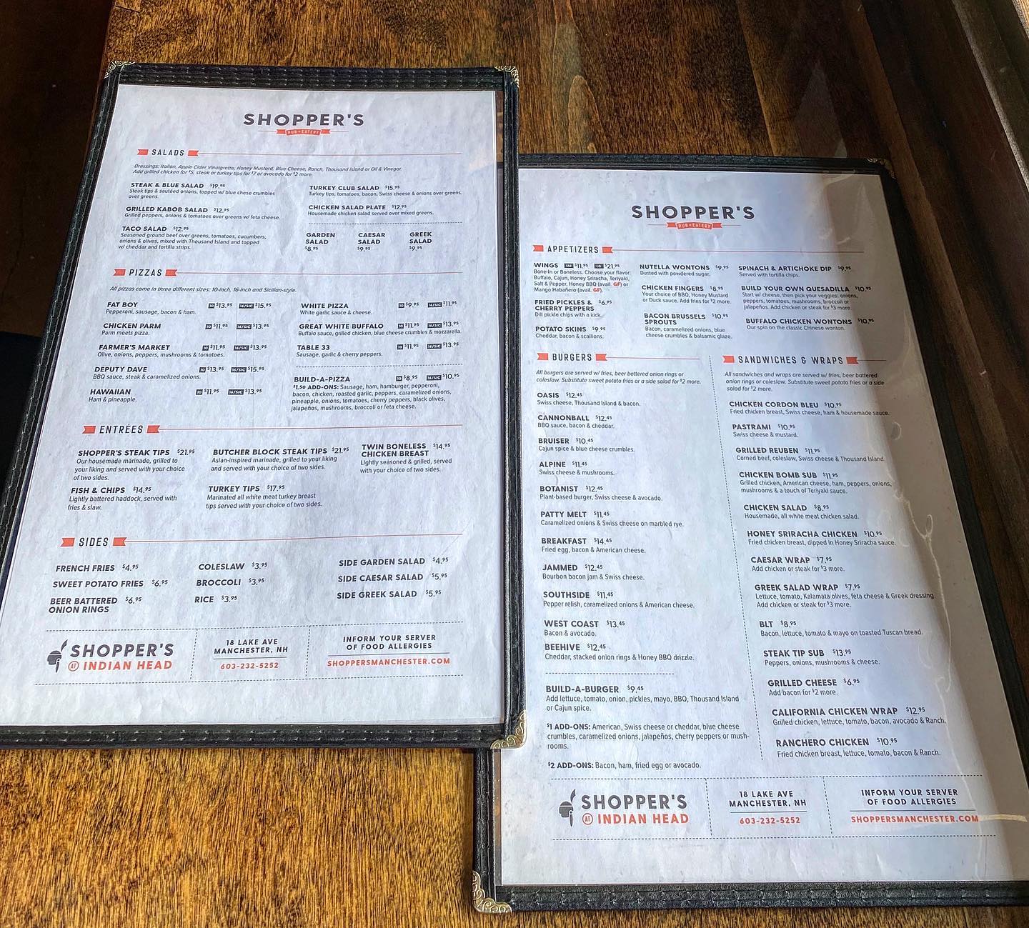 1191648027670201274528505435727646355655424n1 | Shoppers Pub and Eatery Old Menu New Editions No Bobby Brown Come check it out