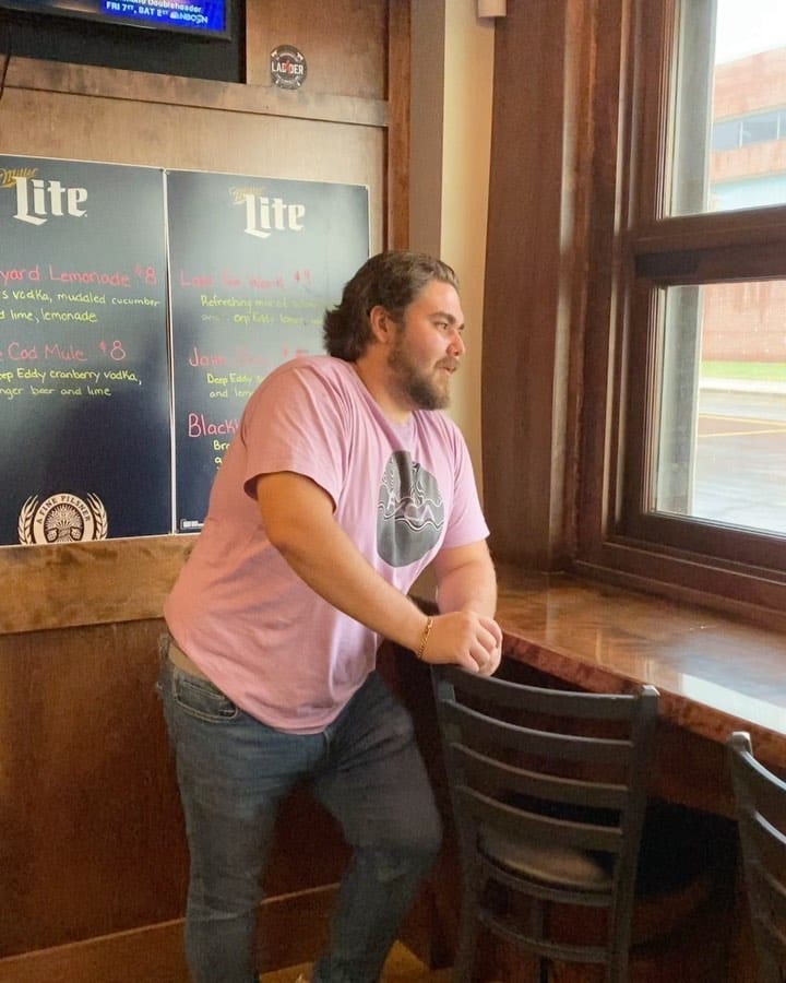 NEW PROMO. Bud light pitcher + Large cheese pizza for $15 anytime there is an NFL game on. You literally can not beat that........ P.S. yes that is an autographed football.