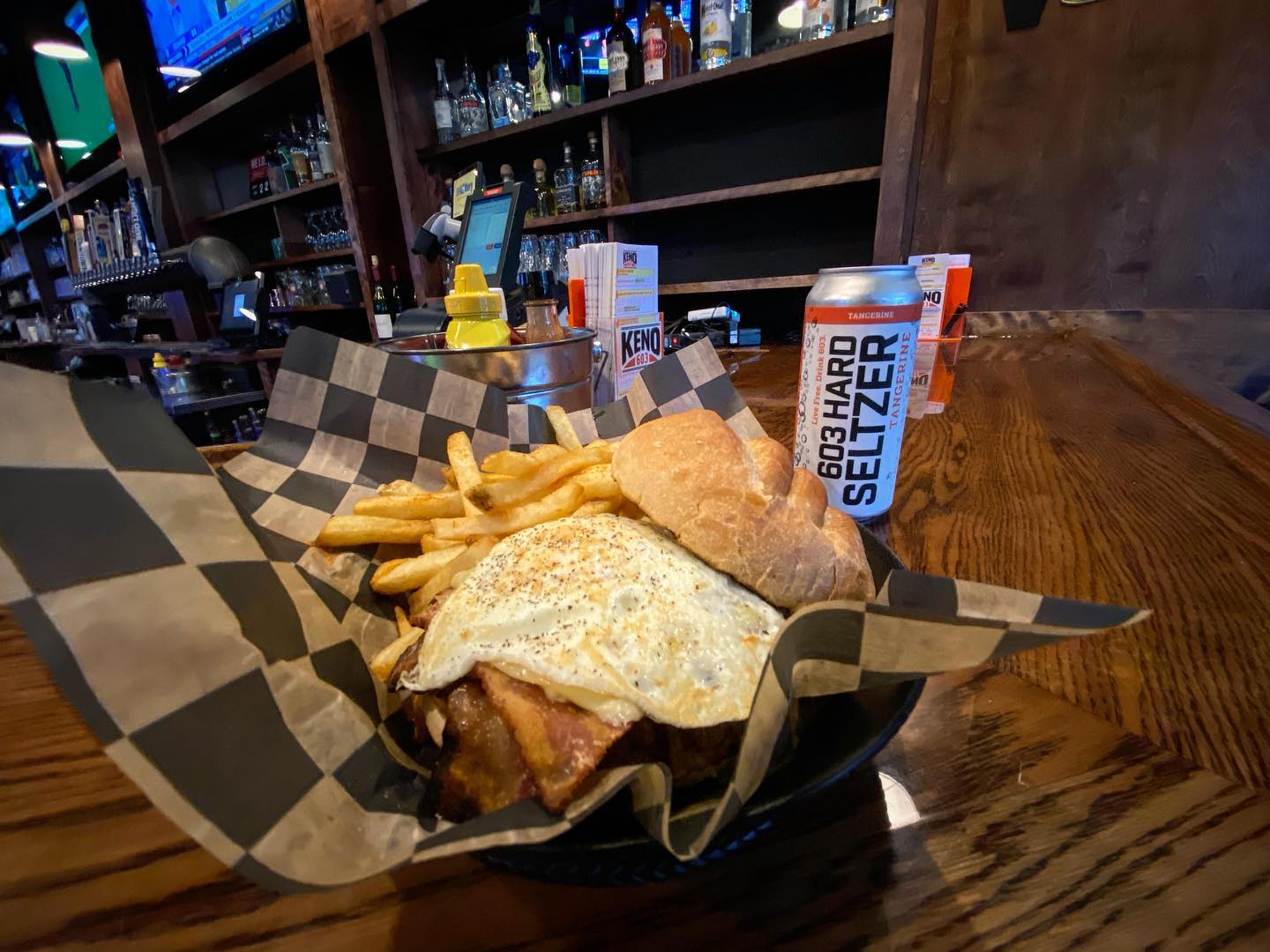 | Shoppers Pub and Eatery Breakfast shall only be eaten in burger form at night   Abe Lincoln