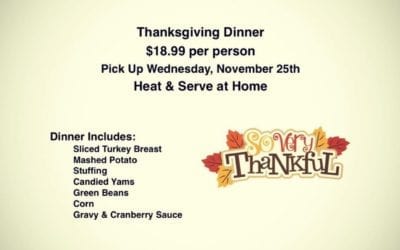 Sunday is the last day to place an order for our thanksgiving meals! Save the time and effort and let us cook for you! Call us @ +1 (603) 232-5252 to place an order before it’s too late!
