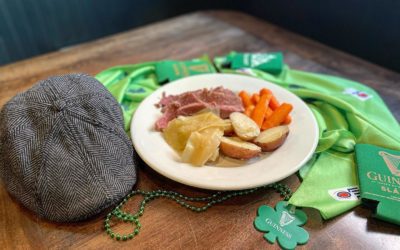 Come for the food, stay for a pint. Home made corn beef and cabbage. Wicked good like everything else we make. #cornbeefchamps?