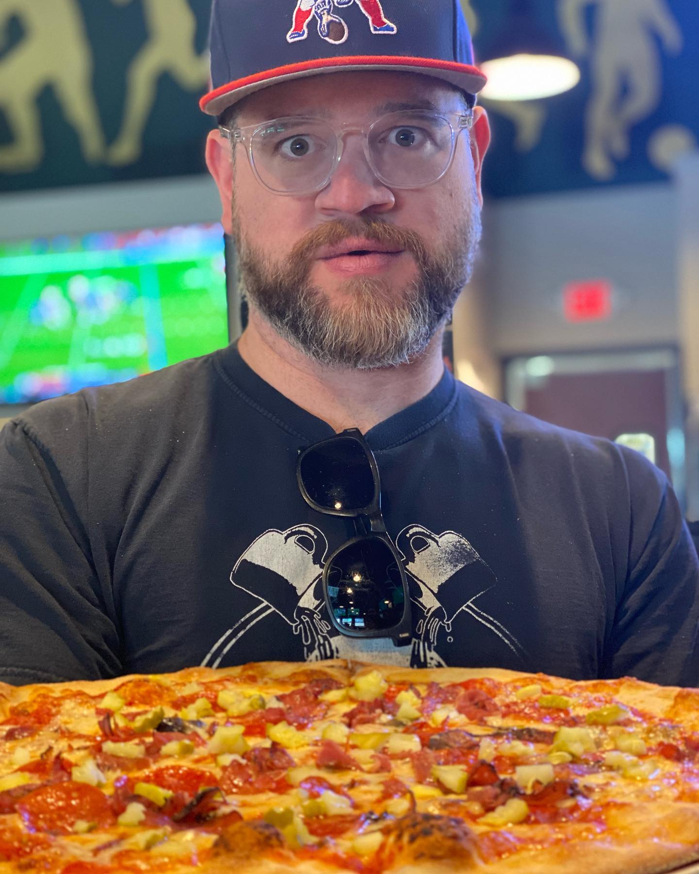 Sundays are for pizza And shoppers and dan