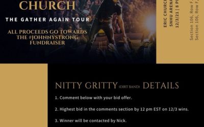 FLASH AUCTION FOR CHURCH TICKETS #JOHNNYSTRONG