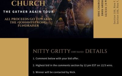 FLASH AUCTION FOR CHURCH TICKETS #JOHNNYSTRONG