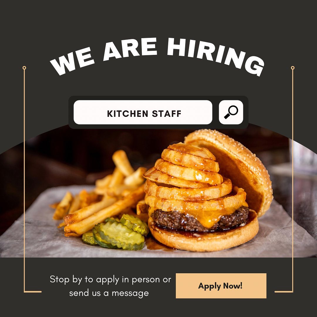 We are looking to hire experienced kitchen staff. Pizza making and grill experience is preferred but we are willing to train the right people.Full & part time opportunities available.Shoot us a message or stop by to apply in person!