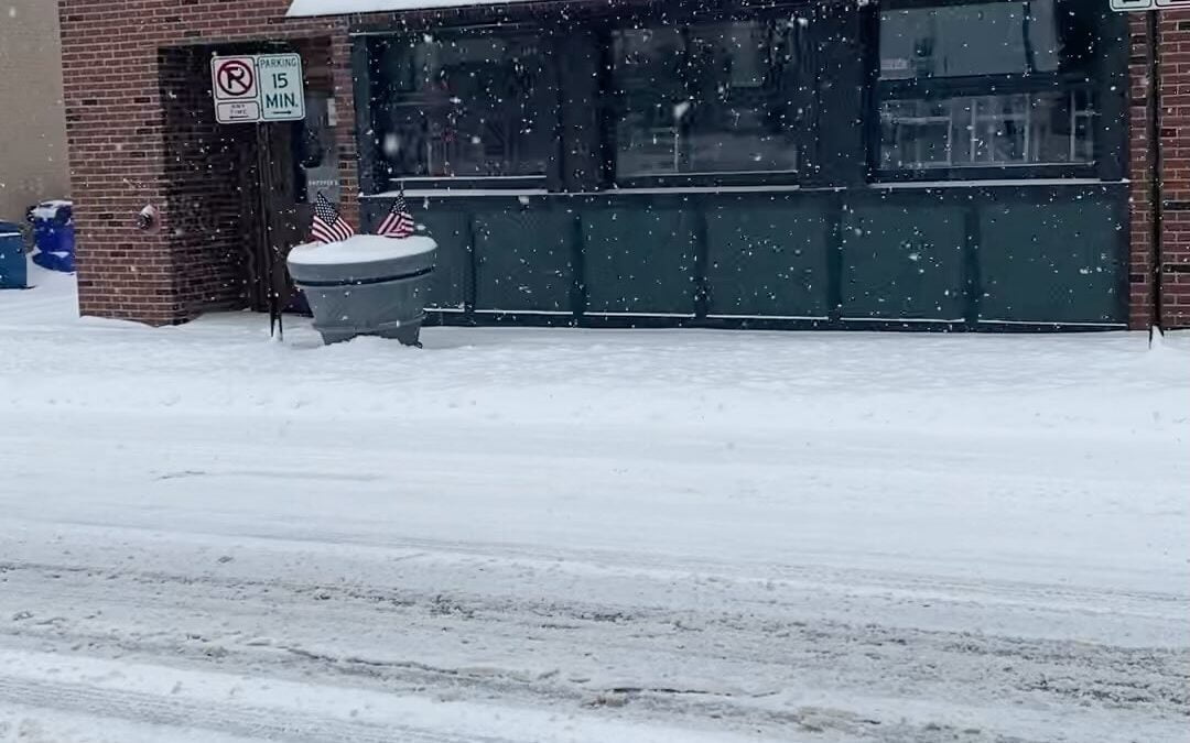 Land of the free and home of the SNOW WAY WE AINT OPEN ALL DAY.