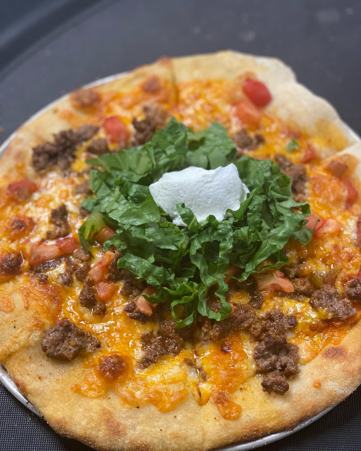 | Shoppers Pub and Eatery Did we miss taco tour or are taco pizzas in