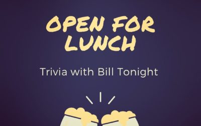 Open for lunch today! Come grab a bite and a cold one before heading North for the weekend. Sticking around? @trivianightwithbillseney starts at 7PM. #shoppersmht #manchester #trivia #weekend #lunch #dinner #goodeats