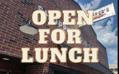 Back open for lunch on Thursday’s! 12:00 pm sharp.