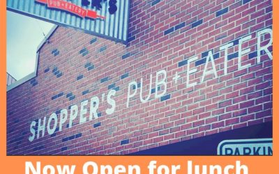 Now open for lunch on Thursdays!! Thursday, Friday, Saturday & Sunday open for lunch! #shoppersmht #lunch #pizza #burgers #cocktails #beer