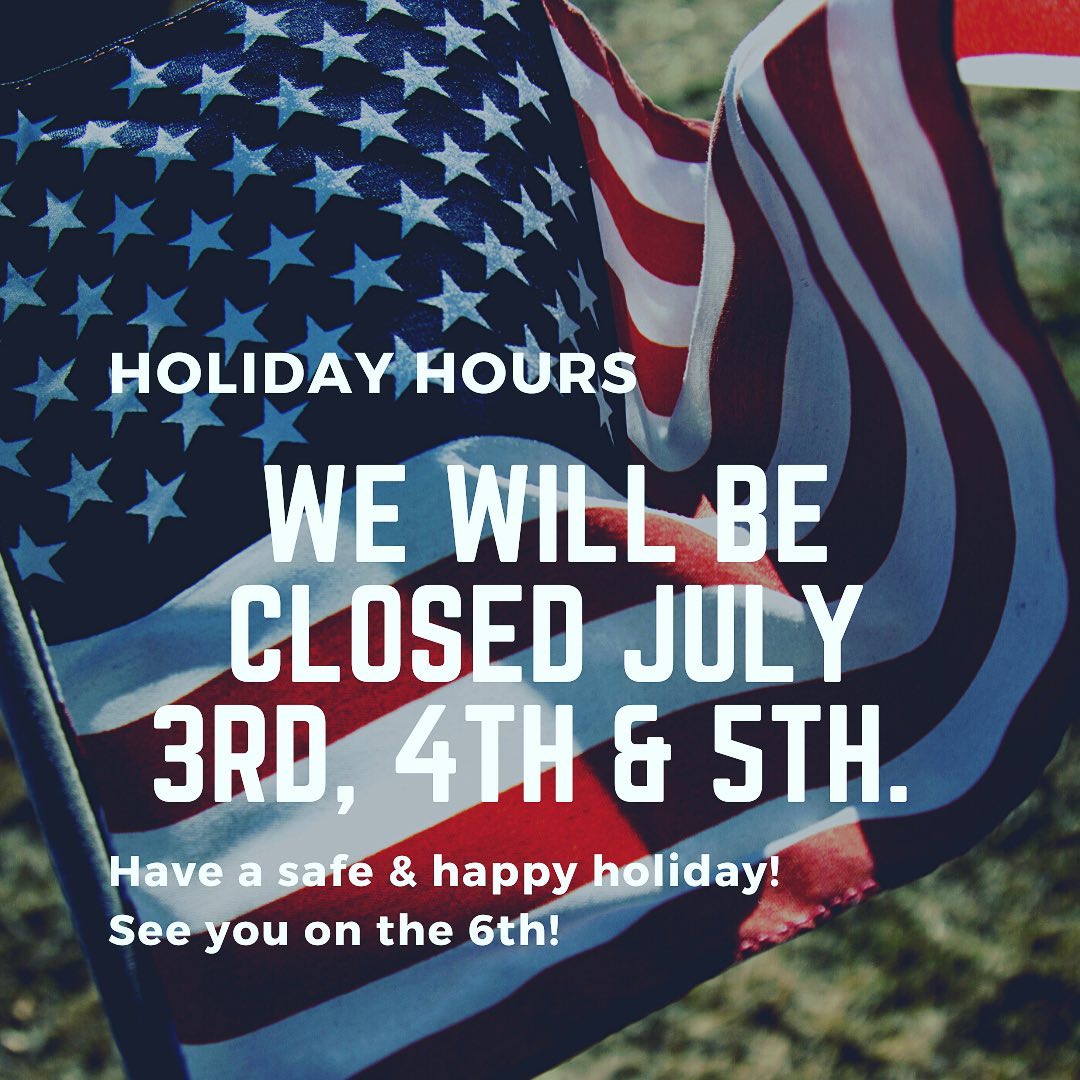 Open for lunch & dinner today!Just a reminder @trivianightwithbillseney will be on Friday 7/8.Have a safe and happy holiday!