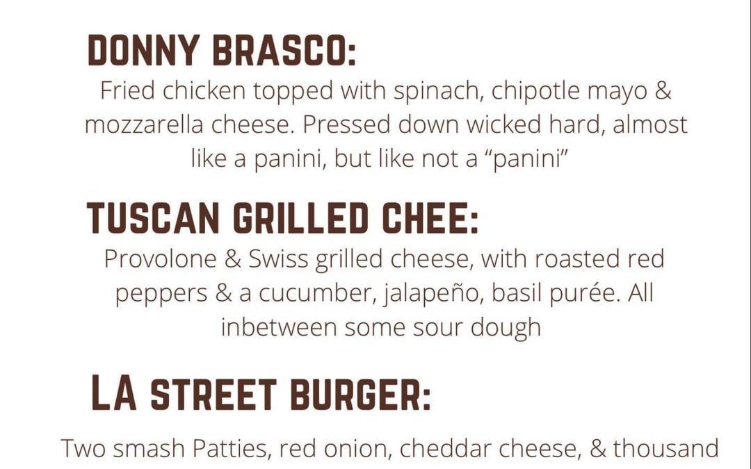 Awwww sh*t it’s week numero dos of specials. Sold out last week, don’t be a sucka and miss out this week.