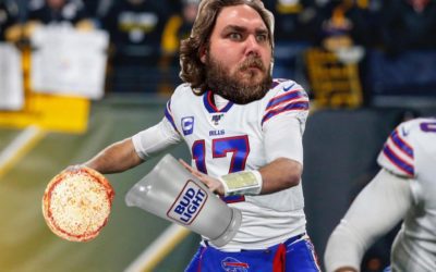 NFL IS BACK, $20 PITCHER AND PIZZA DEAL IS BACK, WHAT A DAMN DAY. (Bud light pitcher and large cheese pizza deal only available during NFL games)