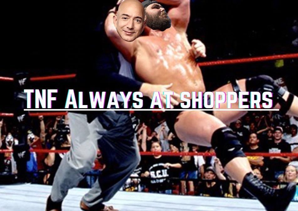 Jeff bezos thought he could pull a fast one on the ol shoppers by buying the rights to Thursday Night Football and only showing it on Amazon prime, WELL THINK AGAIN JEFFY BOY CAUSE WE GOT IT AND WE AINT gonna let it got.