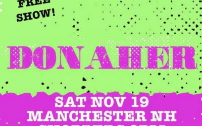 @donahertheband Saturday 11/19 8pm. Be there or be square.