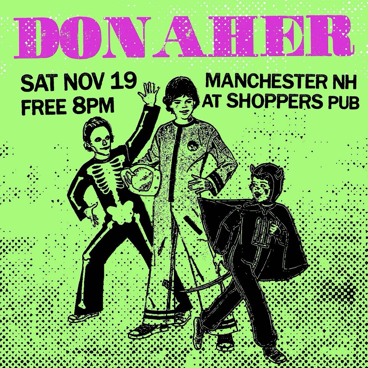 @donahertheband coming to rip it up tomorrow night for a free concert. Can’t wait.