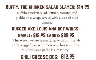 Not going to lie, forgot all about this. Be sure to come get some @theruggedaxe new Louisiana hot wings.