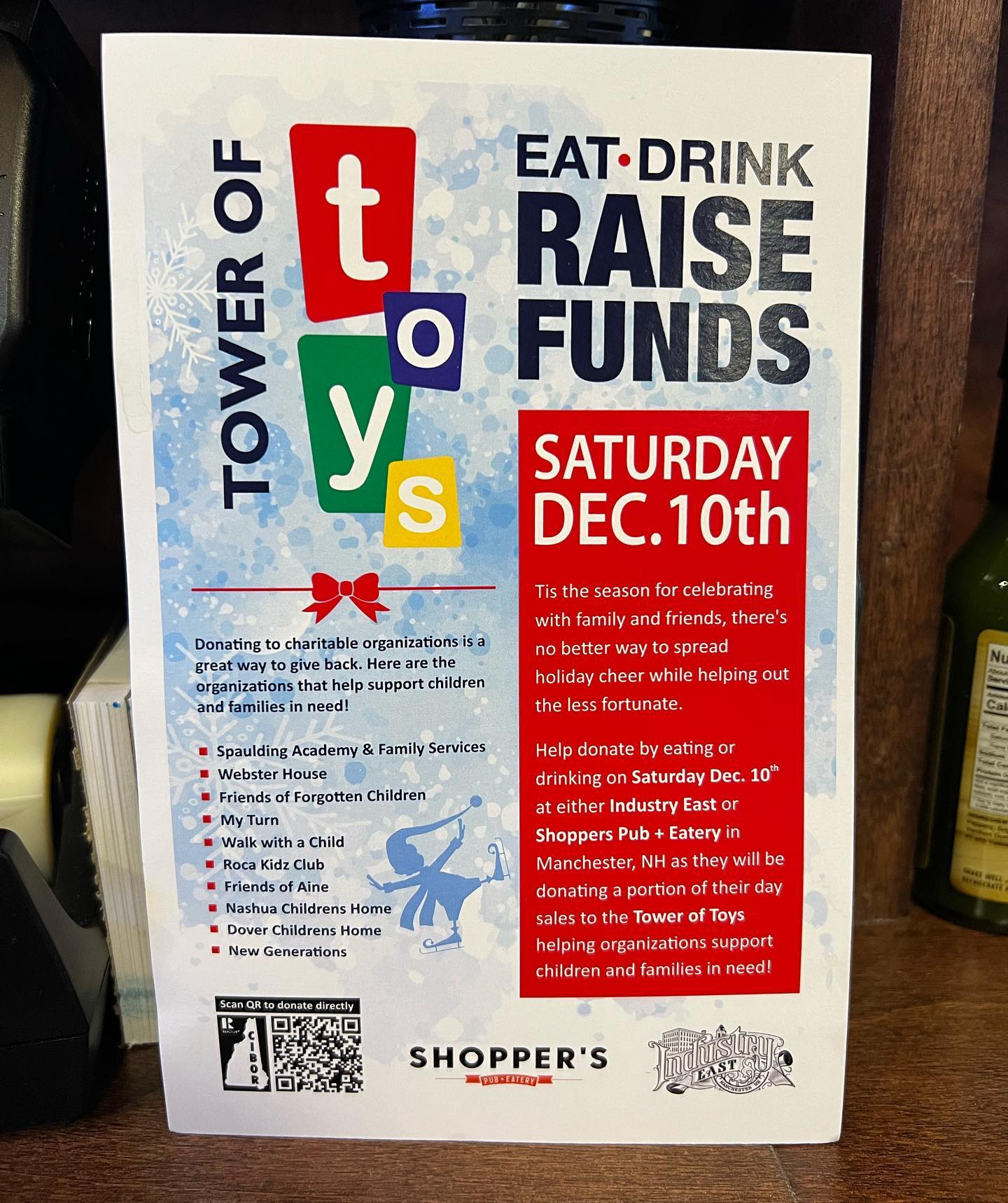 This Saturday be sure to swing by us or @industry.east.bar as we join forces to give back to our community!