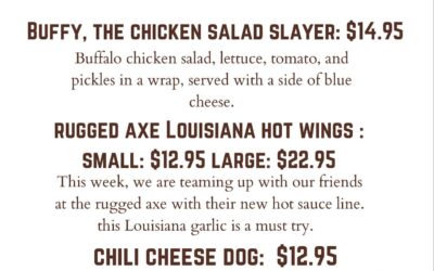 Not going to lie, forgot all about this. Be sure to come get some @theruggedaxe new Louisiana hot wings.