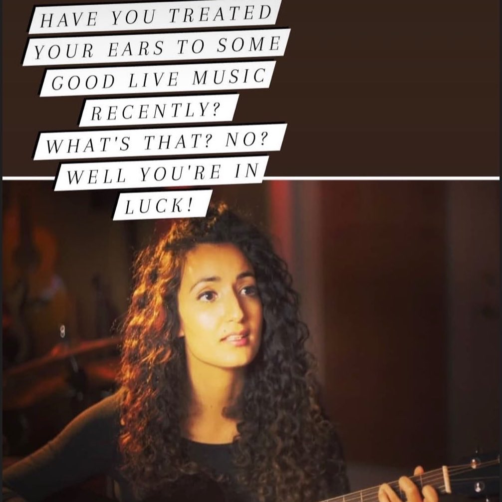 Come jam tonight with @fatma2.0us at 8:30 tonight