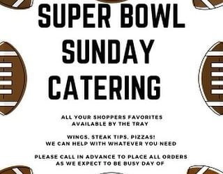 Do you eat? Of course you do, it’s one of the three necessities of life, next to water and being aggressively told that your car insurance is about to expire if you don’t pay the irs with a Google play giftcard. Anyways, we all love food, but you hate making it, which is why you pay people like us to make it. So this Sunday, when you’re at home watching jalen hurts smoke the chiefs, don’t cook, we’ll do it for you, in exchange for tender love and care….. and money……. But really, consider ordering from us for the big game.