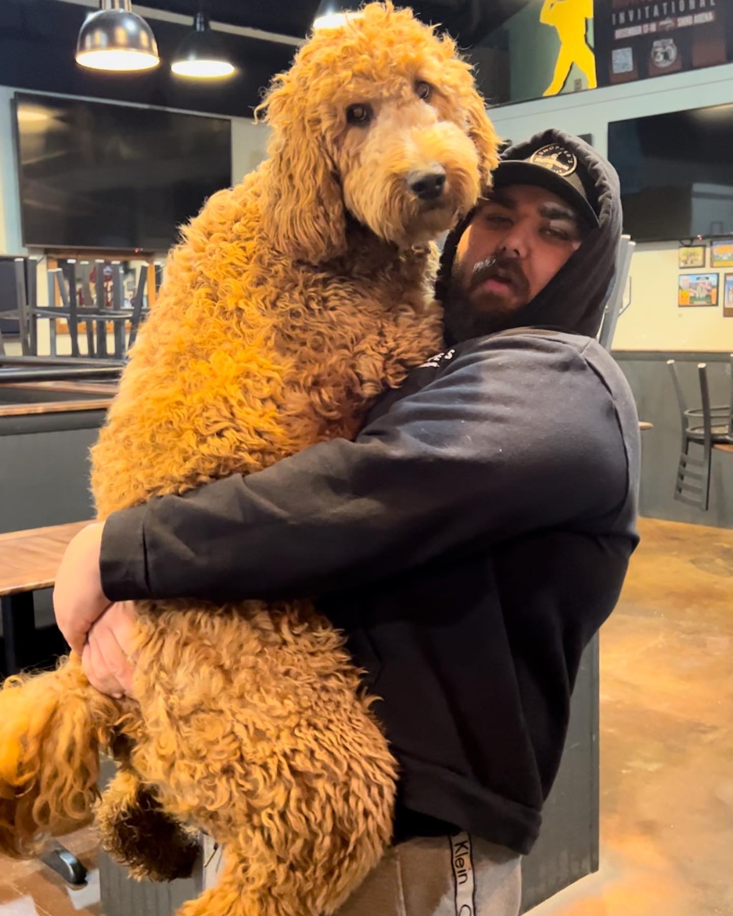 What do franks vet and the weather man have in common theyre both always wrong Frank was suppose to be 50 pounds welp hes 85 Weatherman is calling for a foot and a half probably gonna be wrong too None the less come have some pre storm drinks tonight and well see if the weatherman might finally get a storm right this year