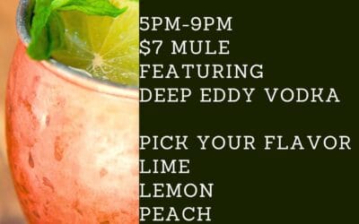 Build your mule! Tonight from 5-9!