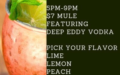 Build your mule! Tonight from 5-9!