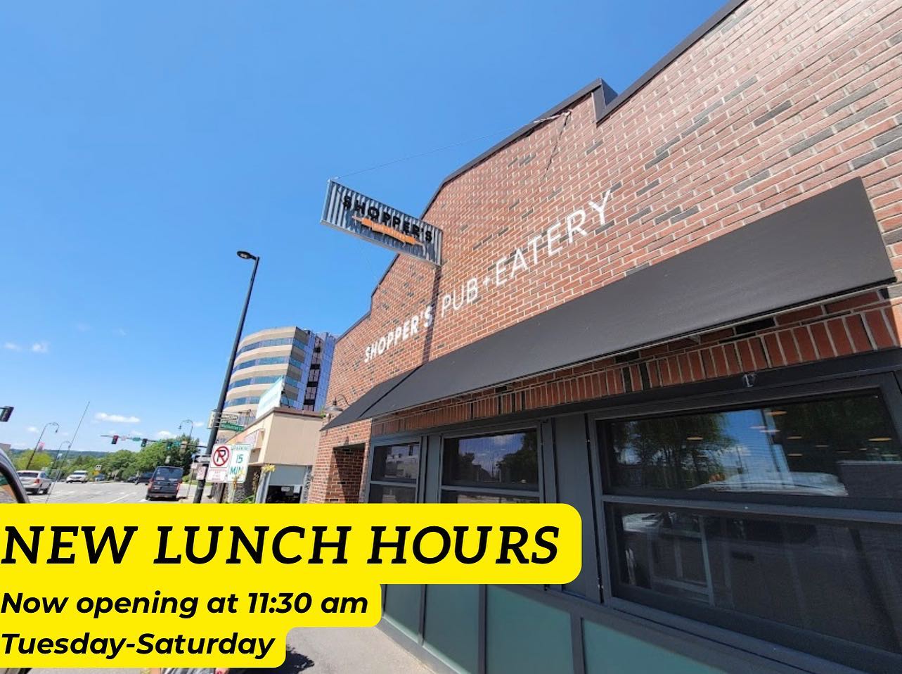 Now opening at 11:30 am!