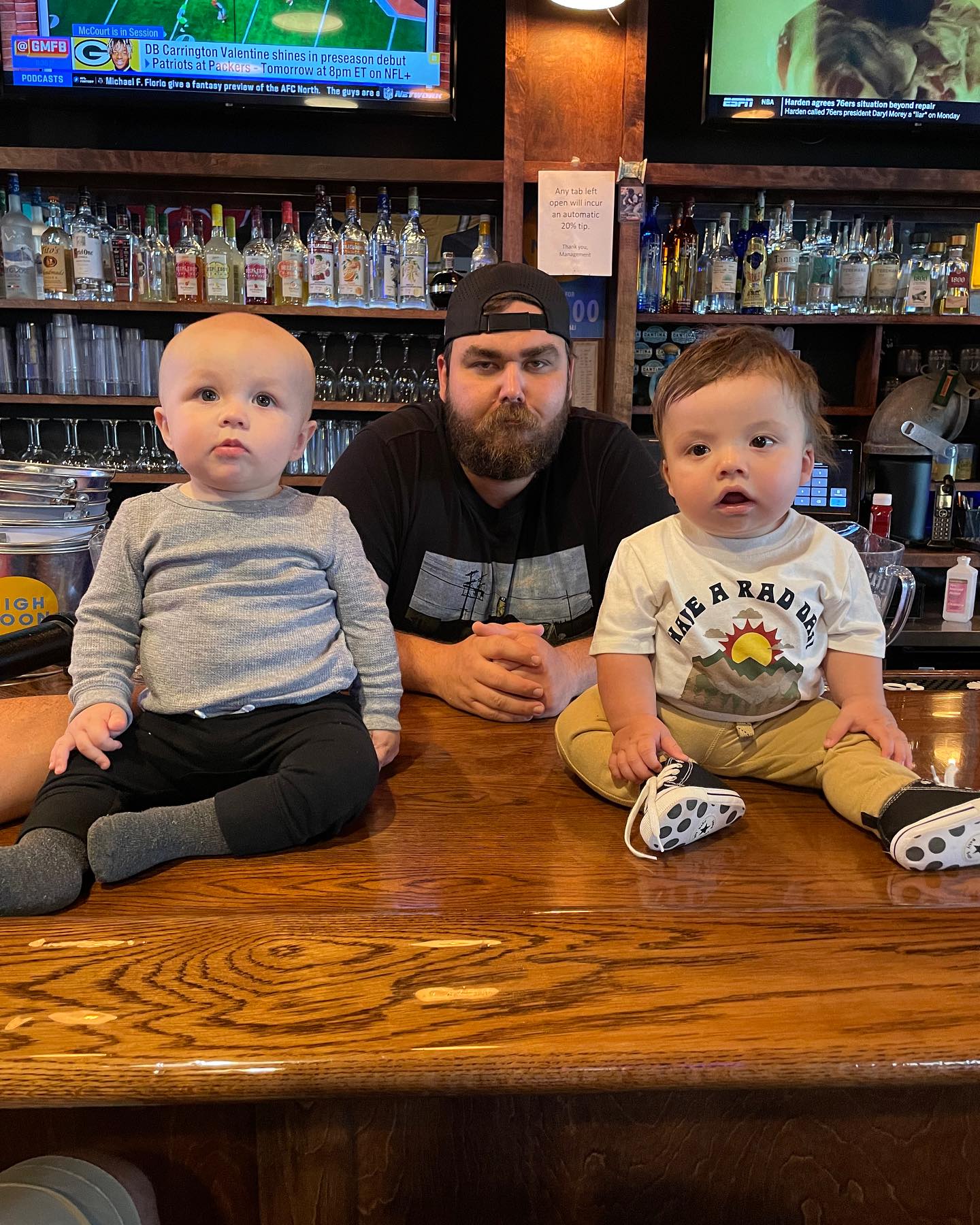 Tank and chub chub ready to have a day at the ol shop!