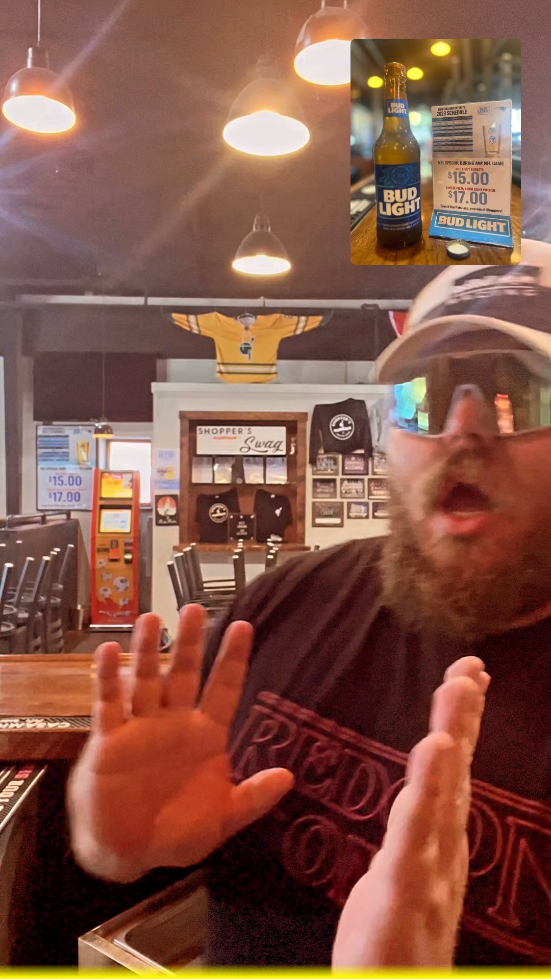 Well 2 things are official. 1. ITS FOOTBALL SEASON 2. MY NAME IS COACH BICK DUTKUS AND IVE LOST MY MIND. WE GOT DEALS ON DEALS , IM TALKING  DEALS THAT STEALS, WALKIE TALKIE TALKIN, SIDE WALK WALKIN, DEALS. $15 BUDLIGHT BUCKETS, $17 LARGE CHEESE PIZZA WITH A PITCHER, IM TALKING $2 COORS LIGHTS ALL DAY EVERY DAY TILL THE END OF THE WORLD. WOOOOOOOOOOOOOO LETS WATCH SOME FOOTBALL.