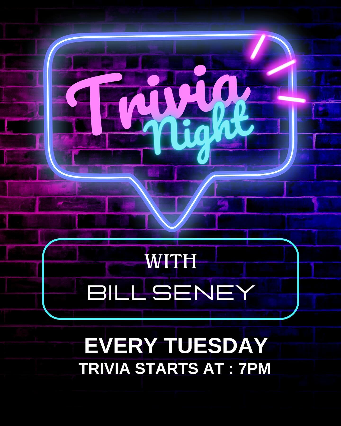 Sick of being stuck inside Trivia starts tonight at 7 Drive safe