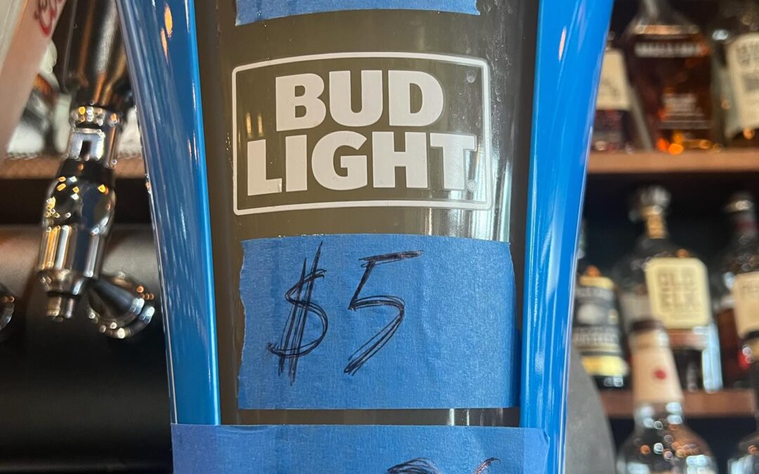 It’s national margarita day. Most people fill these with bud light, not us, we fill them with margs, $5 beautiful margs.