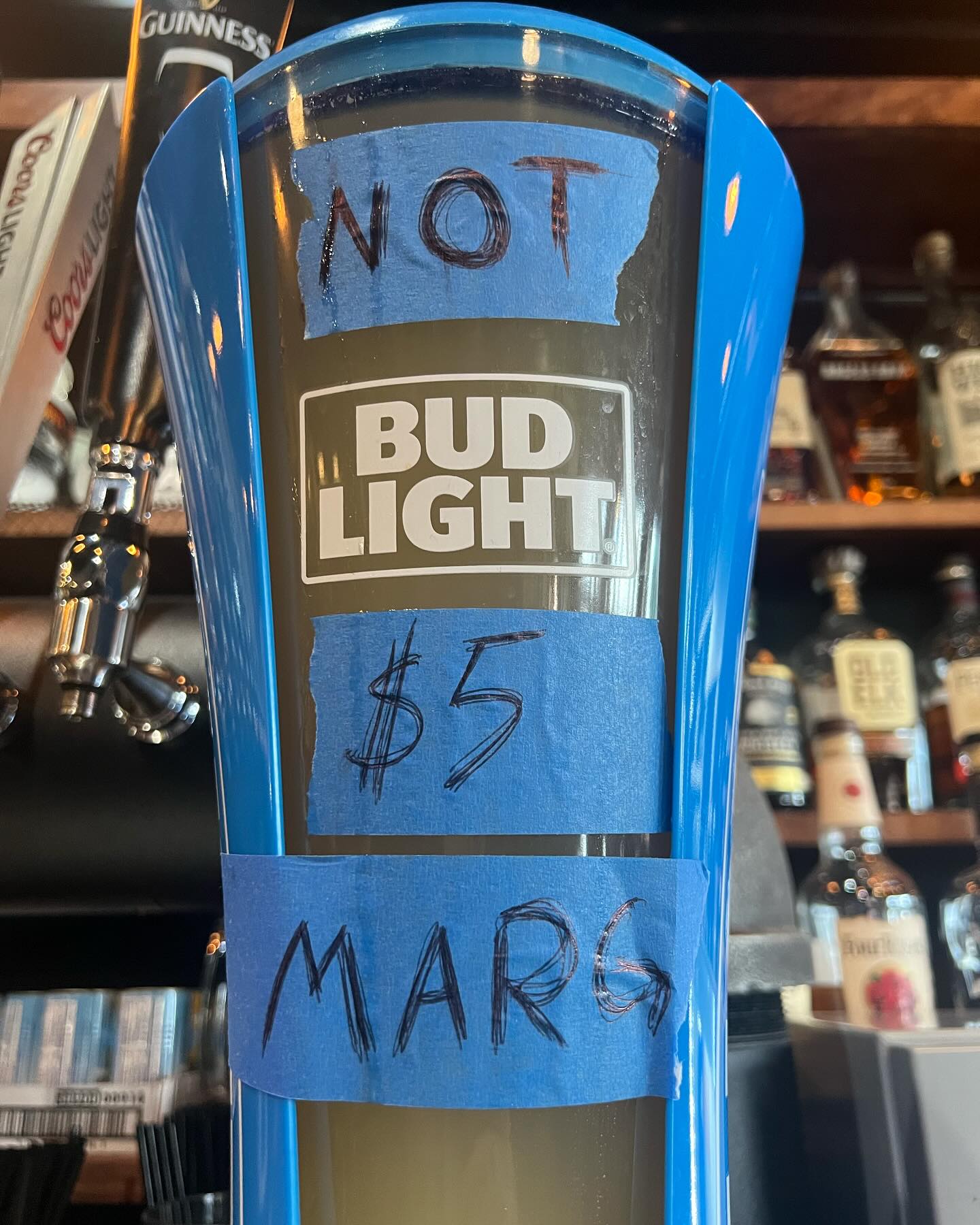 | Shoppers Pub and Eatery Its national margarita day Most people fill these with bud light not us we fill them with margs  beautiful margs